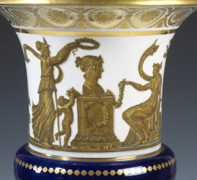 Paire de vases : Le couronnement de l'Empereur et l'Impératrice - Patrimoine Charles-André COLONNA WALEWSKI