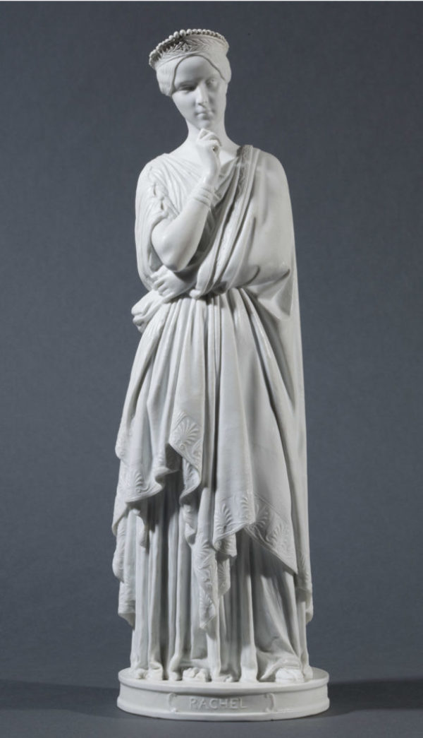 Rachel dans le rôle d'Hermione, deux sculptures de Barre - Patrimoine Charles-André COLONNA WALEWSKI, en ligne directe de Napoléon