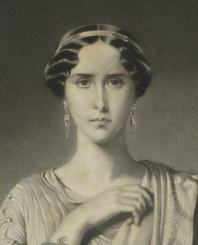 Lithographie : Rachel dans le rôle de Camille, par Dubufe - Patrimoine Charles-André COLONNA WALEWSKI, en ligne directe de Napoléon