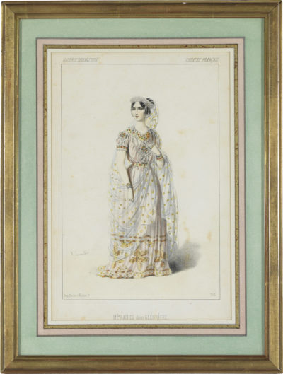Rachel dans le rôle de Cléopâtre, par Lacauchie - Patrimoine Charles-André COLONNA WALEWSKI, en ligne directe de Napoléon