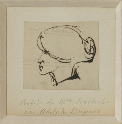 Dessins : Rachel par Dupuis - Patrimoine Charles-André COLONNA WALEWSKI, en ligne directe de Napoléon