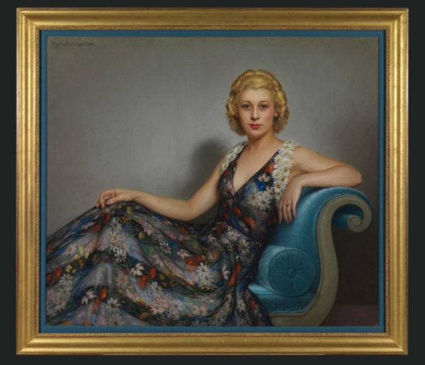 Portrait de la comtesse Roger Walewski par Lavrillier - Patrimoine Charles-André COLONNA WALEWSKI, en ligne directe de Napoléon
