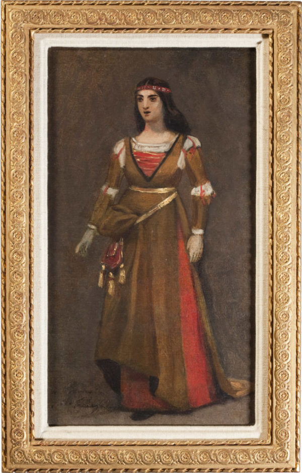 Portrait de Rachel dans le rôle de Dona Isabelle par Scheffer - Patrimoine Charles-André COLONNA WALEWSKI, en ligne directe de Napoléon