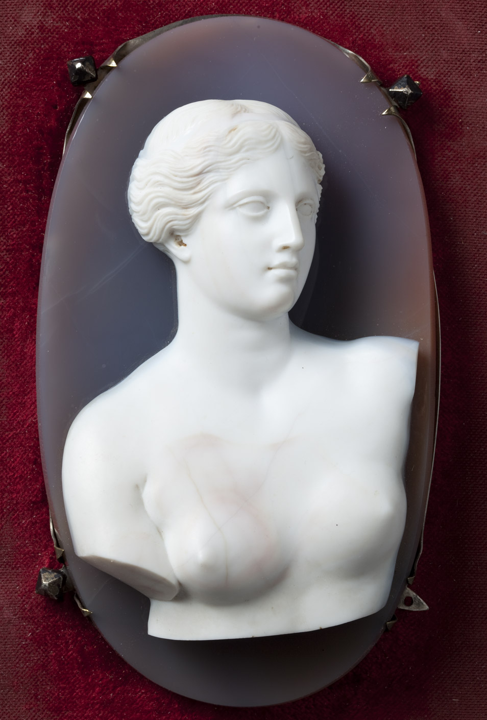 Grand camée d'après le buste de la Vénus de Milo - Patrimoine Charles-André COLONNA WALEWSKI, en ligne directe de Napoléon
