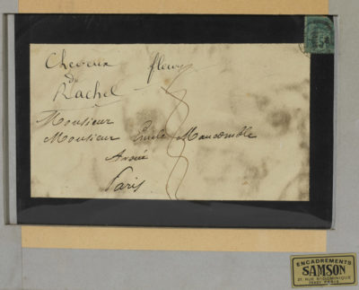 Cheveux et rose de Rachel - Patrimoine Charles-André COLONNA WALEWSKI, en ligne directe de Napoléon
