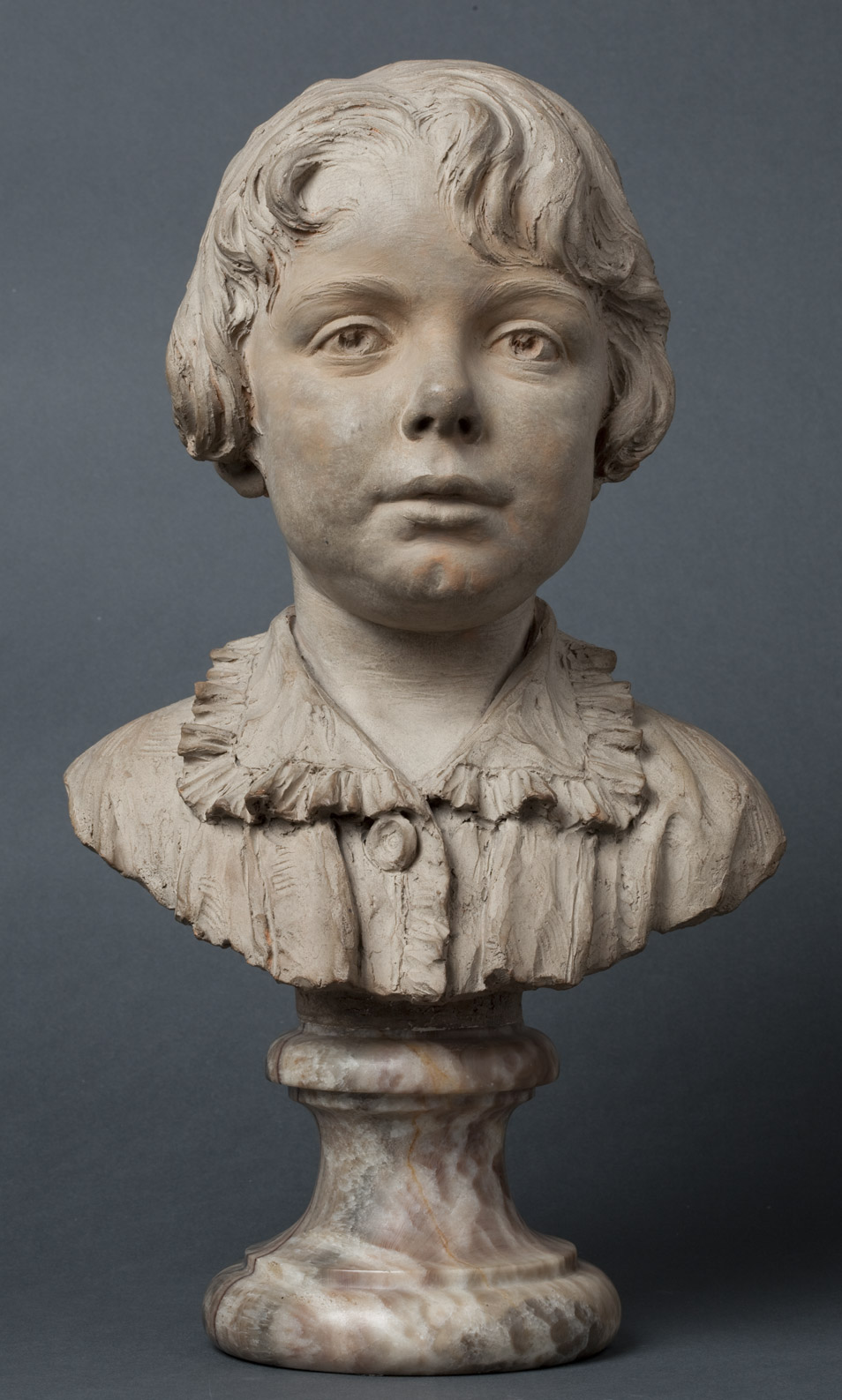 Buste d'Alexandre II Walewski enfant par F. Garcia - Patrimoine Charles-André COLONNA WALEWSKI, en ligne directe de Napoléon
