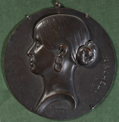 Profil de Rachel, médaillons par Baron - Patrimoine Charles-André COLONNA WALEWSKI, en ligne directe de Napoléon