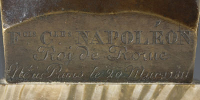 Buste du Roi de Rome par Treu - Patrimoine Charles-André COLONNA WALEWSKI, en ligne directe de Napoléon
