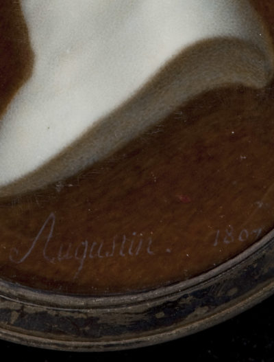 Miniature de Napoléon Ier par Augustin - Patrimoine Charles-André COLONNA WALEWSKI