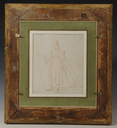Projet pour le portrait de Napoléon en costume du Sacre, 1812 - Patrimoine Charles-André COLONNA WALEWSKI, en ligne directe de Napoléon