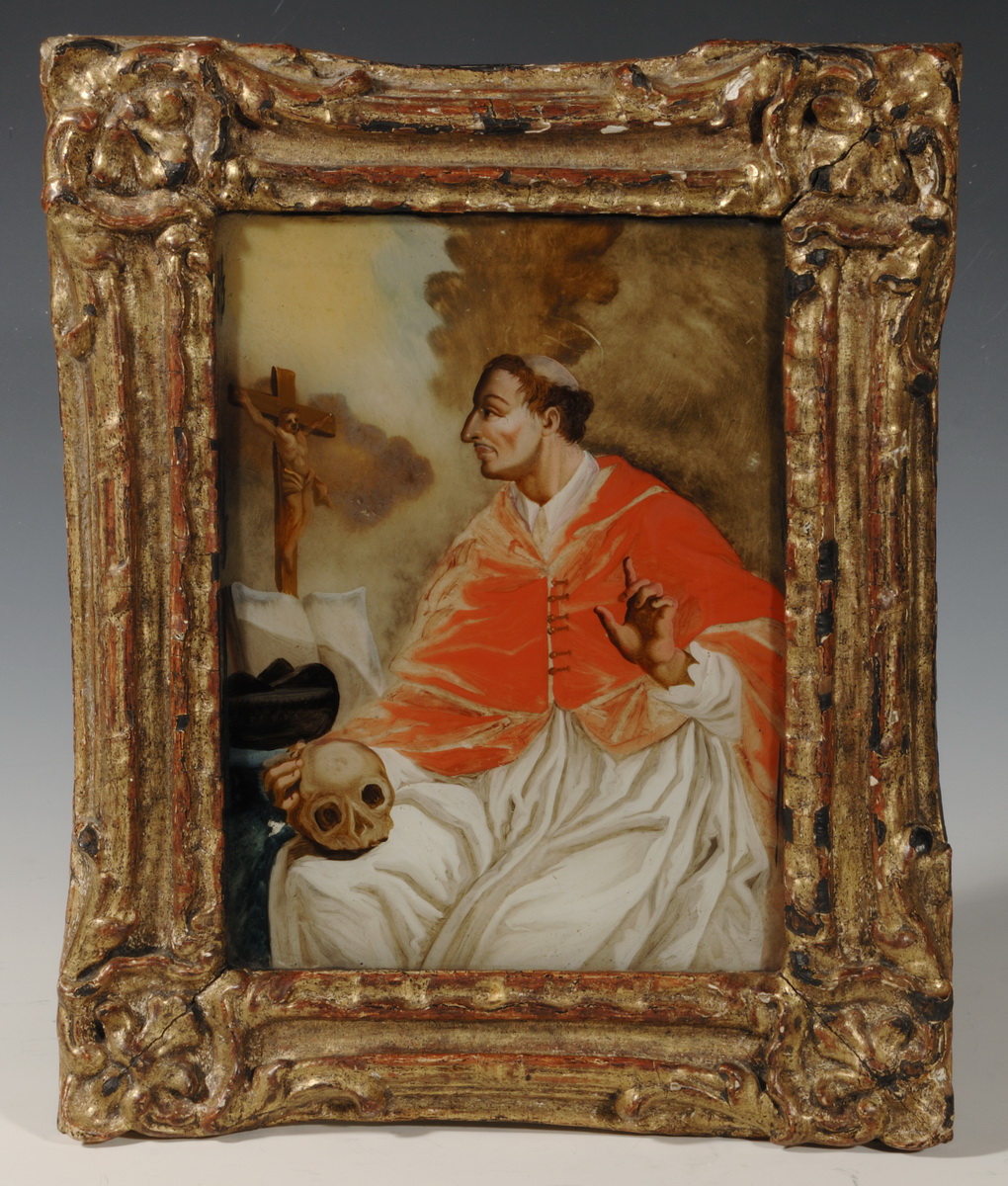 Tableau, Saint Ignace de Loyola assis - Patrimoine Charles-André COLONNA WALEWSKI, en ligne directe de Napoléon