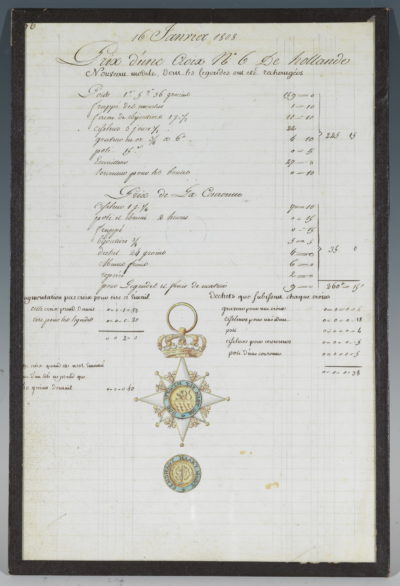 Cordon de Hollande - Patrimoine Charles-André COLONNA WALEWSKI, en ligne directe de Napoléon