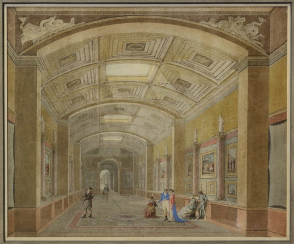 Projet pour la galerie de l'impératrice Joséphine - Patrimoine Charles-André COLONNA WALEWSKI, en ligne directe de Napoléon