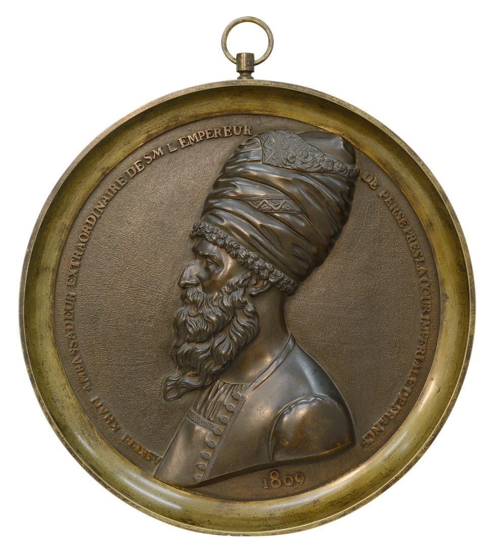 Médaillon avec l'effigie de Asker-Khan - Patrimoine Charles-André COLONNA WALEWSKI, en ligne directe de Napoléon