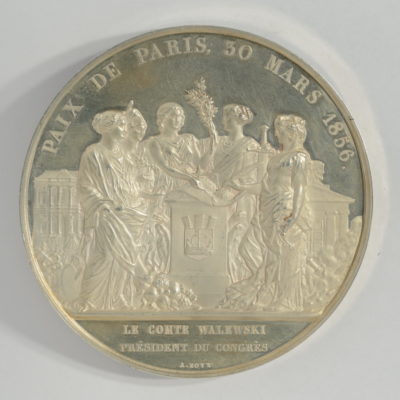 Second Empire, Traité de Paris, le comte Walewski président du Congrès, 1856 - Patrimoine Charles-André COLONNA WALEWSKI, en ligne directe de Napoléon
