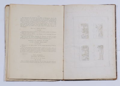 Livre, Description de L'arc de triomphe par Tiberghien à Gand - Patrimoine Charles-André COLONNA WALEWSKI, en ligne directe de Napoléon