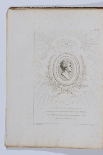 Livre, Description de L'arc de triomphe par Tiberghien à Gand - Patrimoine Charles-André COLONNA WALEWSKI