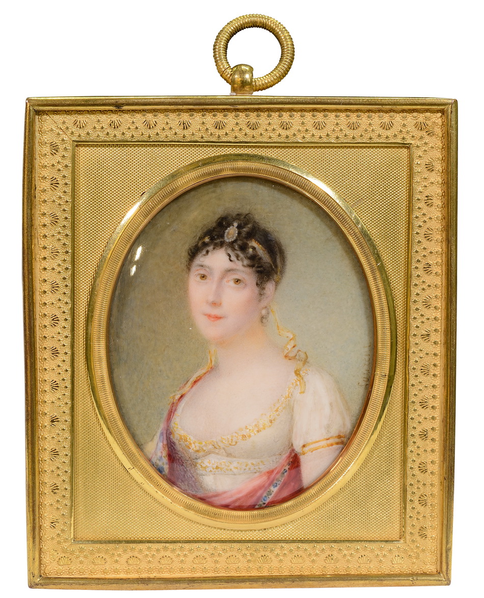 Miniature de l'imperatrice Josephine Laurent Jean Antoine - Patrimoine Charles-André COLONNA WALEWSKI, en ligne directe de Napoléon