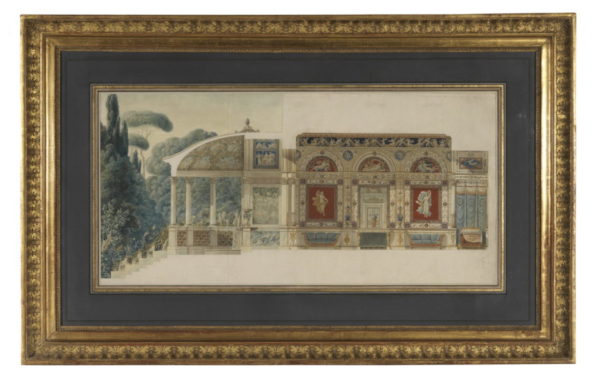 Projet de décoration intérieure pour Jérôme Bonaparte - Patrimoine Charles-André COLONNA WALEWSKI, en ligne directe de Napoléon