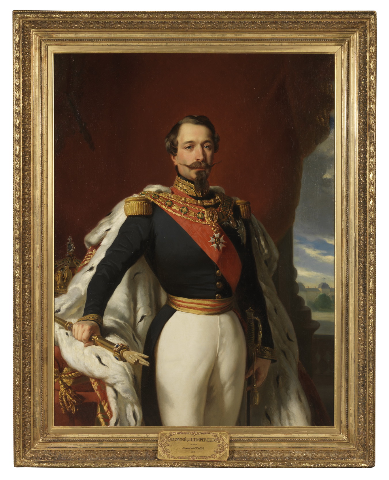 Portrait de lEmpereur Napoléon III - Patrimoine Charles-André COLONNA WALEWSKI, en ligne directe de Napoléon