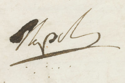 Lettres patentes, signées de Napoléon - Patrimoine Charles-André COLONNA WALEWSKI, en ligne directe de Napoléon