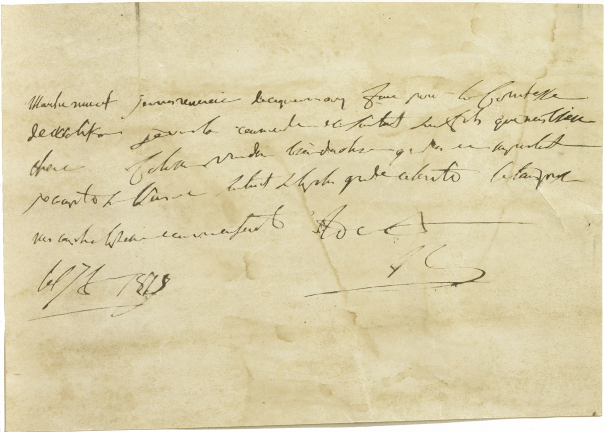 Lettre autographe de Napoléon à Murat - Patrimoine Charles-André COLONNA WALEWSKI, en ligne directe de Napoléon