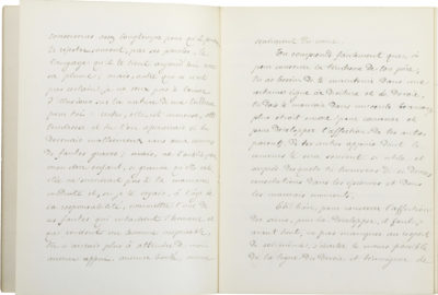 "A mon fils", manuscrit d'Alexandre II Walewski - Patrimoine Charles-André COLONNA WALEWSKI, en ligne directe de Napoléon