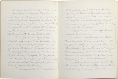 "A mon fils", manuscrit d'Alexandre II Walewski - Patrimoine Charles-André COLONNA WALEWSKI, en ligne directe de Napoléon