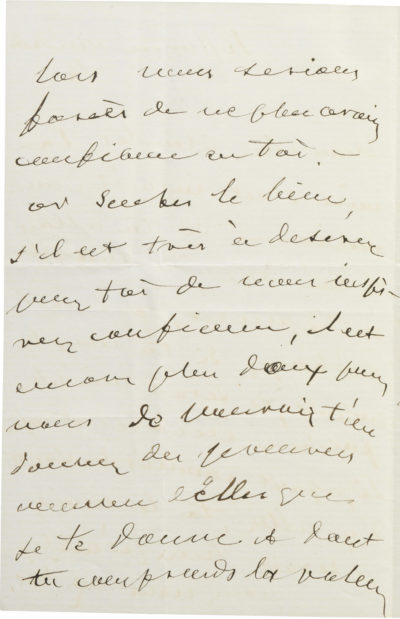 Lettre d'Alexandre I à son fils Charles Walewski - Patrimoine Charles-André COLONNA WALEWSKI, en ligne directe de Napoléon