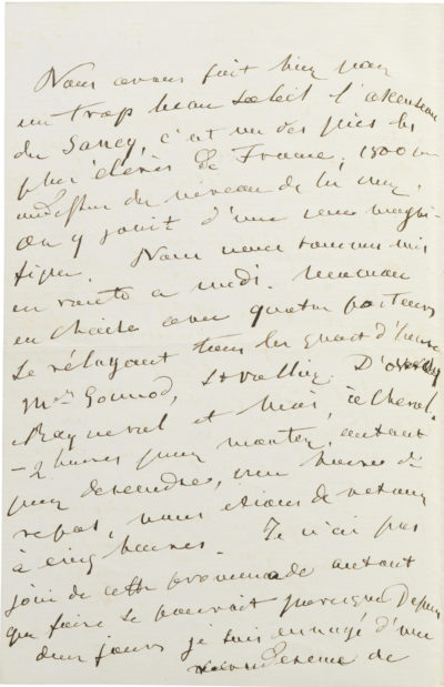 Lettre d'Alexandre I à Charles Walewski - Patrimoine Charles-André COLONNA WALEWSKI, en ligne directe de Napoléon