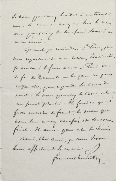 Lettre autographe signée, de Farnborough Hill - Patrimoine Charles-André COLONNA WALEWSKI, en ligne directe de Napoléon