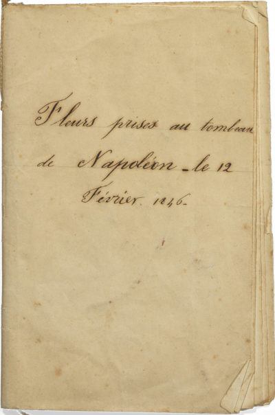 Fleurs du tombeau de Napoléon à Saint-Hélène - Patrimoine Charles-André COLONNA WALEWSKI