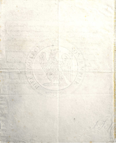 Lettre autographe de Marie Walewska - Patrimoine Charles-André COLONNA WALEWSKI