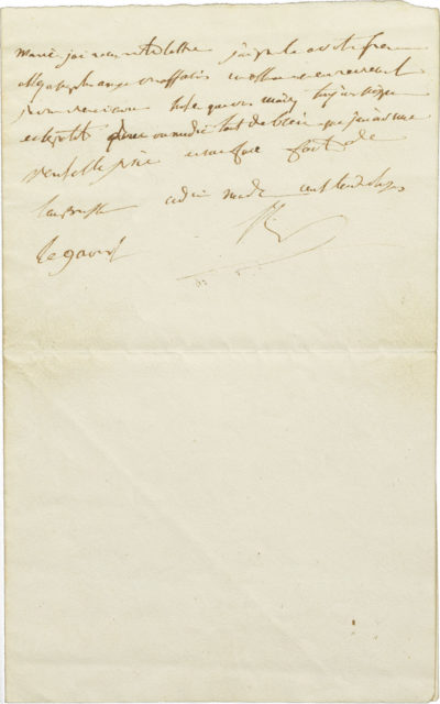 Lettre autographe de Napoléon à Marie Walewska - Patrimoine Charles-André COLONNA WALEWSKI, en ligne directe de Napoléon