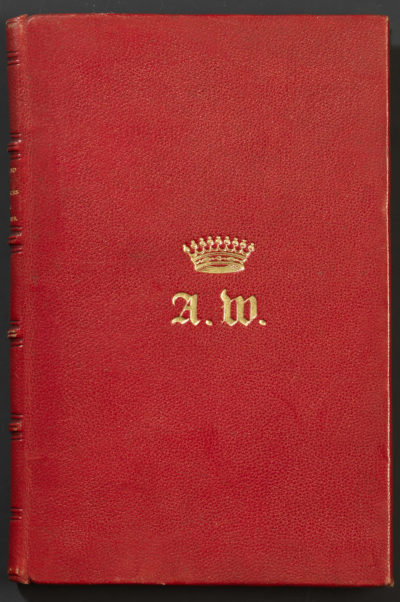 Reliures au chiffre d'Alexandre Colonna Walewski - Patrimoine Charles-André COLONNA WALEWSKI, en ligne directe de Napoléon