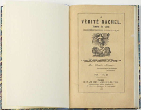 "La vérité-Rachel" par Charles Maurice - Patrimoine Charles-André COLONNA WALEWSKI, en ligne directe de Napoléon