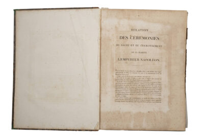 Le sacre de S. M. l'Empereur Napoléon dans l'église métropolitaine de Paris