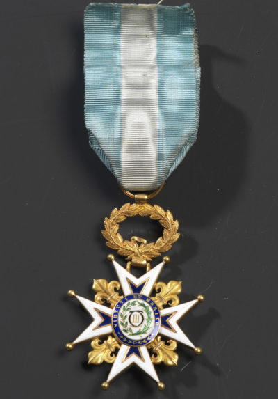 Croix d'Officier de l'Ordre de Charles III (Espagne) - Patrimoine Charles-André COLONNA WALEWSKI