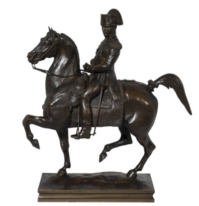 Bronze équestre de l'Empereur Napoléon Ier