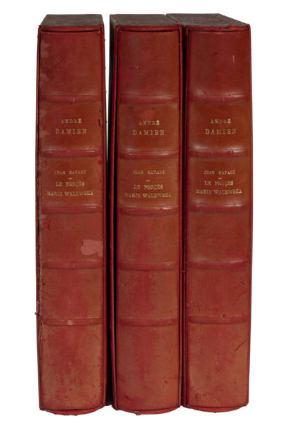 Le procès Walewska. Dossier du procès : Savan ayant plagié un ouvrage du Comte Ornano sous forme de feuilleton dans Elle