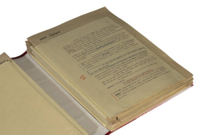 Le procès Walewska. Dossier du procès : Savan ayant plagié un ouvrage du Comte Ornano sous forme de feuilleton dans Elle