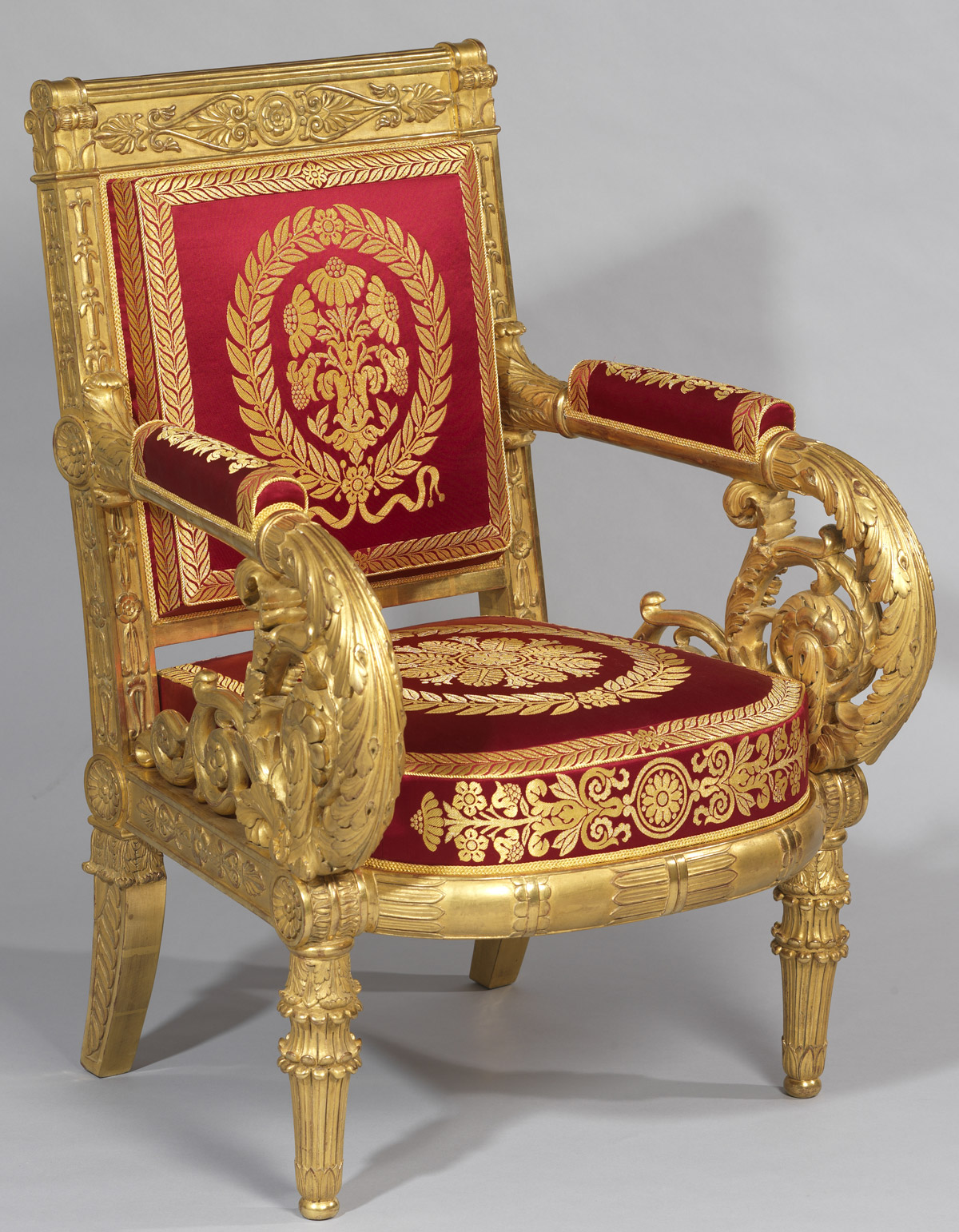Mobilier de salon Louis XVIII - Patrimoine Charles-André COLONNA WALEWSKI, en ligne directe de Napoléon