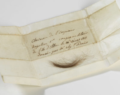Cheveux de Napoléon - Patrimoine Charles-André COLONNA WALEWSKI