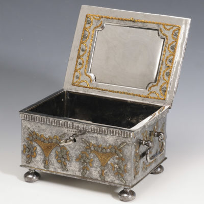 Coffret à bijoux en acier de Toula - Patrimoine Charles-André COLONNA WALEWSKI, en ligne directe de Napoléon
