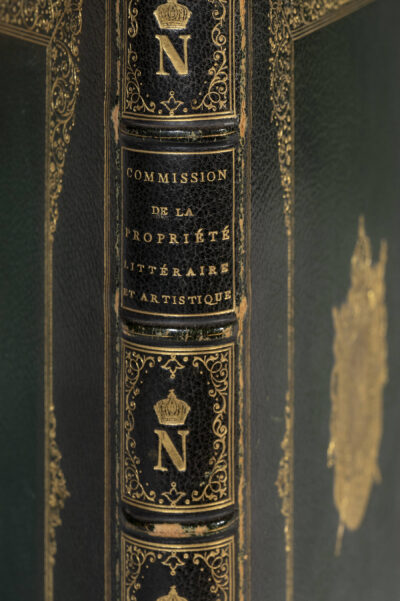 Commission de la propriété littéraire et artistique. Rapports à l’empereur. Décrets. Collection des procès-verbaux. Documents