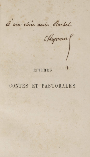 Épîtres, contes et pastorales. Charles Reynaud