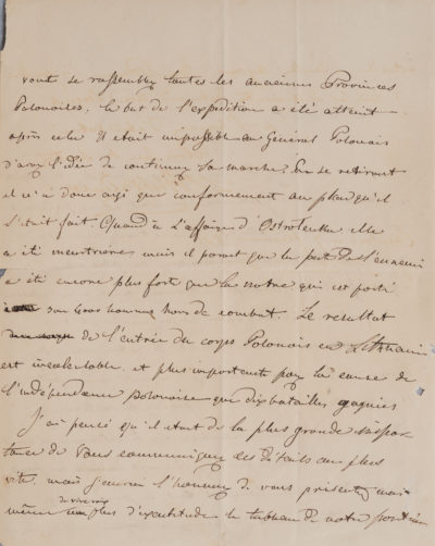 Lettre autographe signée de Napoléon 1er - Patrimoine Charles-André COLONNA