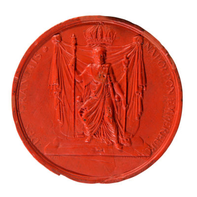 Empreinte : Grand sceau des titres de Napoléon Ier