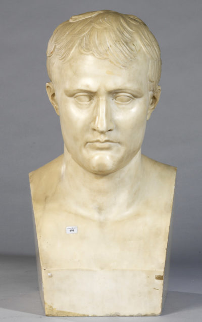 Buste de Napoléon signé Ramier - Patrimoine Charles-André COLONNA WALEWSKI, en ligne directe de Napoléon