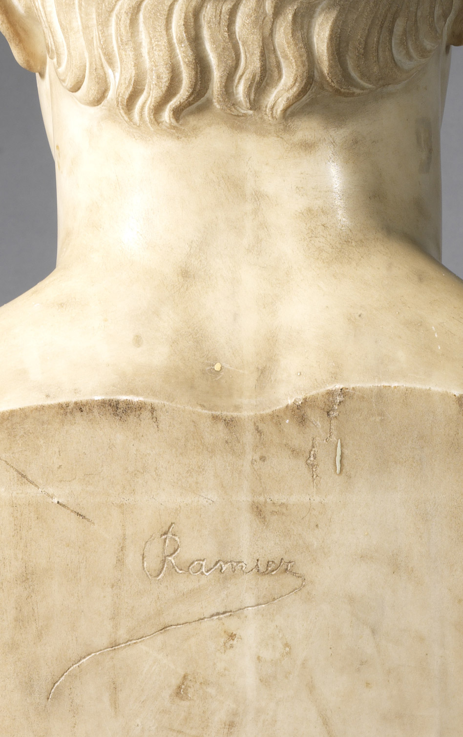 Buste de Napoléon signé Ramier - Patrimoine Charles-André COLONNA WALEWSKI, en ligne directe de Napoléon